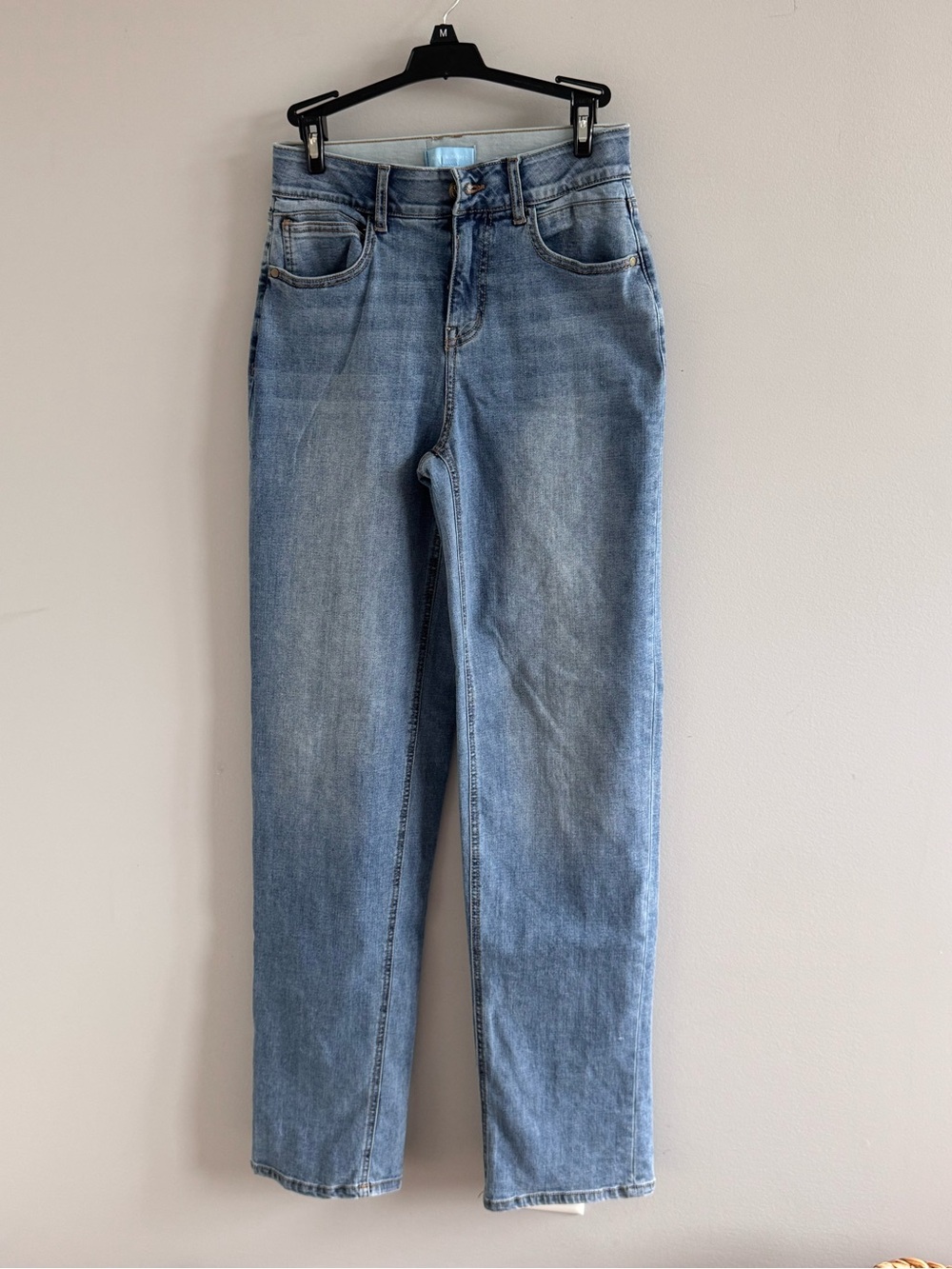 Draper James‎ high waist relaxed fit straight leg jeans women's 2 J3